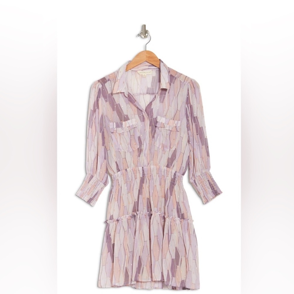 Lovestitch Purple and Pink Mini Dress